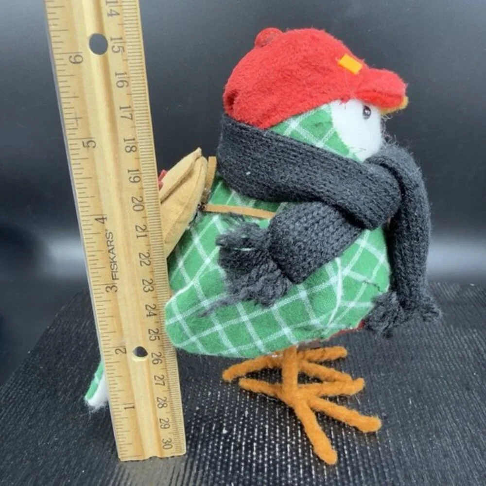 Wondershop Target Spritz‎ Fabric Bird Figurine Maus Green Plaid Backpack 2018